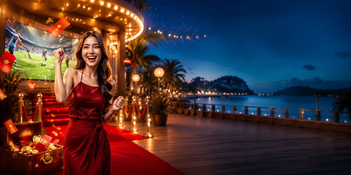 Pengguna Langkawi menikmati bonus sampul merah setelah mendaftar akaun 916
